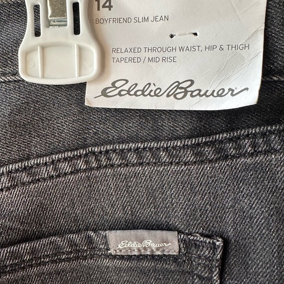 Eddie Bauer Women's Dark Gray Straight Leg Jeans NEW - Picture 5 of 8